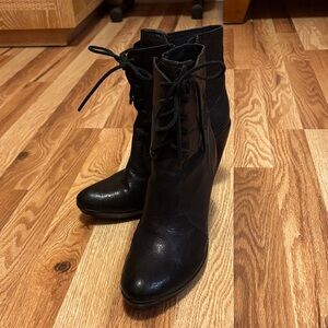Kork Ease Leather Black Women's Boots